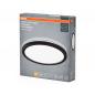 Preview: OSRAM Orbis Ultra Slm Backlight Deckenleuchte 23,5cm in Schwarz dimmbar - warmweißes Licht (3000K) + Hintergrundlicht, dreistufige Dimmbarkeit über Wandschalter, ultraflach