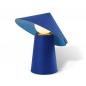 Preview: OSRAM Akku Tischleuchte Decor Flip Mobile in Blau, Auffällige Leuchte aus Filz - Dimmfunktion über Touch-Technologie