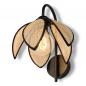 Preview: OSRAM Wandleuchte Decor Rattan Lotus aus Rattan|Stahl mit E27 Fassung beige