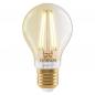 Preview: OSRAM E27 SMART+ Matter Filament Lampe Gold mit warmweißem Licht - kompatibel mit Matter-Systemen
