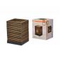 Preview: OSRAM Tischleuchte Decor Cardboard Square braun, aus Wellpappe