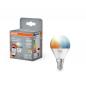 Preview: OSRAM E14 SMART+ MATTER LED-Lampe Miniball Tunable White 4,9W wie 40W dimmbar - kompatibel mit Alexa, Google Home, Matter über WiFi