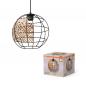 Preview: OSRAM Pendelleuchte Decor Cage Globe Pendant E27 Black