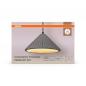 Preview: OSRAM Beton Hängelampe CONCRETE Pyramid grau Ø 25 cm  E27