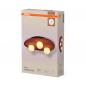 Preview: OSRAM 3-flammige Deckenleuchte Decor Clay Nest aus Ton mit matter Glaskugel mit 3 x G9 Fassung braun