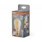 Preview: Osram E27 SMART+ MATTER EDISON Kolben Lampe Gold mit extra warmweißem Licht 6W wie 53W dimmbar
