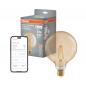 Preview: OSRAM E27 SMART+ MATTER Globe Lampe 6W wie 53W extra warmweiß Filament - dimmbar, steuerbar über App oder Sprache, kompatibel mit Matter