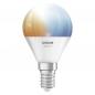 Preview: OSRAM E14 SMART+ MATTER LED-Lampe Miniball Tunable White 4,9W wie 40W dimmbar - kompatibel mit Alexa, Google Home, Matter über WiFi