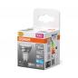 Preview: 6er Set OSRAM GU10  LED STAR PAR16 Strahler 120° 5,6W wie 49W kaltes Licht mit breitem Lichtkegel 6500K