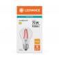 Preview: Ledvance E27 CLASSIC Filament LED Lampe klar 7,5W wie 75W 2700K warmweiß