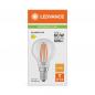 Preview: Ledvance E14 LED Tropfenlampe Classic klar 5,9W wie 60W 2700K warmweißes Licht