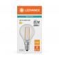 Preview: Ledvance E14 LED Classic P 25 Filament Lampe klar 1,8W wie 25W 2700K warmweißes Licht