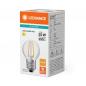 Preview: Ledvance E27 CLASSIC Filament LED Tropfen Lampe klar 1,8W wie 25W 2700K warmweiß
