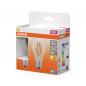 Preview: 2er Pack OSRAM E27  LED Star Classic A 40 Filament 3,4W wie 40W warmweiß
