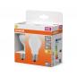Preview: 2er Pack OSRAM LED E27 Glühbirne Star Classic A 60 Filament matt 5.9W als 60W Ersatz warmweißes Licht