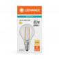 Preview: Ledvance E14 LED Tropfenlampe Classic P25 klar 2,5W wie 25W 3000K warmweißes Licht