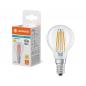 Preview: Ledvance E14 LED Filament Tropfenlampe Classic P60 klar 5,9W wie 60W 3000K warmweißes Licht
