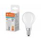 Preview: Ledvance E14 LED Tropfenlampe Classic P40 Frosted 4,2W wie 40W 2700K warmweißes Licht