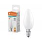 Preview: Ledvance E14 LED Kerzenlampe Classic B40 Frosted 4,2W wie 40W 3000K warmweißes Licht