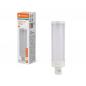 Preview: Ledvance DULUX GX24D-3 T26 LED Kompaktlampe 2PINs 9W wie 26W 4000K EM & AC KVG