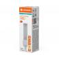 Preview: Ledvance DULUX D10 LED Kompaktlampe 2Pin G24d-1 3000K warmweißes Licht EM & AC für KVG/VVG 5W wie 10W