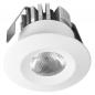 Preview: Osram 5er Set LED Mini Spot 6W 3000K Weiß Einbaulampen IP44 - Einbaudurchmesser 30mm, Einbautiefe 35mm