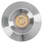 Preview: Osram 5er Set LED Mini Spot 6W 3000K Satin Nickel Einbaulampen IP44 - Einbaudurchmesser 30mm, Einbautiefe 35mm