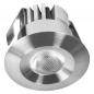 Preview: Osram 5er Set LED Mini Spot 6W 3000K Satin Nickel Einbaulampen IP44 - Einbaudurchmesser 30mm, Einbautiefe 35mm