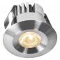 Preview: Osram 5er Set LED Mini Spot 6W 3000K Satin Nickel Einbaulampen IP44 - Einbaudurchmesser 30mm, Einbautiefe 35mm