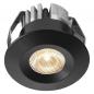 Preview: Osram 5er Set LED Mini Spot 6W 3000K Schwarz Einbaulampen IP44 - Einbaudurchmesser 30mm, Einbautiefe 35mm