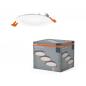 Preview: 3er Set LED Spot and Downlight Recess Slim 120mm 8W 840 Weiß Einbauleuchte - Einbaudurchmesser 105mm, Einbautiefe 35mm