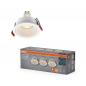 Preview: 3er Set OSRAM Spot Recess GU10 Press 4,5W 827 Einbaustrahler IP20 - Einbaudurchmesser 75mm, Einbautiefe 115mm