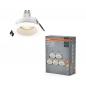 Preview: 5er Set OSRAM GU10 2,6W LED Spot Set Recess Einbaustrahler Weiß 2700K IP20 -  Einbaudurchmesser 68mm, Einbautiefe 115mm