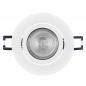 Preview: 3er Set OSRAM GU10 3,7W LED Spot Set Recess Click Dim Weiß 2700K IP20 Einbaustrahler -  Einbaudurchmesser 68mm, Einbautiefe 100mm