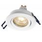 Preview: 3er Set OSRAM GU10 3,7W LED Spot Set Recess Click Dim Weiß 2700K IP20 Einbaustrahler -  Einbaudurchmesser 68mm, Einbautiefe 100mm