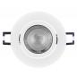Preview: 3er Set OSRAM GU10 4,5W LED Spot Set Recess Click Weiß 2700K IP20 Einbaustrahler -  Einbaudurchmesser 68mm, Einbautiefe 100mm