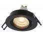 Preview: 3er Set OSRAM GU10 4,5W LED Spot Set Recess Click Schwarz 2700K IP20 Einbaustrahler -  Einbaudurchmesser 68mm, Einbautiefe 100mm