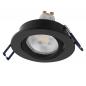 Preview: 3er Set OSRAM GU10 6W LED Spot Set Recess Click Dim Schwarz 2700K IP20 Einbaustrahler -  Einbaudurchmesser 68mm, Einbautiefe 100mm