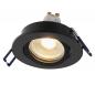 Preview: 3er Set OSRAM GU10 6W LED Spot Set Recess Click Dim Schwarz 2700K IP20 Einbaustrahler -  Einbaudurchmesser 68mm, Einbautiefe 100mm