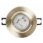 Preview: 3er Set OSRAM GU10 6W LED Spot Set Recess Click Dim Grünes Messing 2700K IP20 Einbaustrahler -  Einbaudurchmesser 68mm, Einbautiefe 100mm