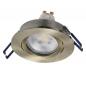 Preview: 3er Set OSRAM GU10 6W LED Spot Set Recess Click Dim Grünes Messing 2700K IP20 Einbaustrahler -  Einbaudurchmesser 68mm, Einbautiefe 100mm
