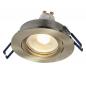 Preview: 3er Set OSRAM GU10 6W LED Spot Set Recess Click Dim Grünes Messing 2700K IP20 Einbaustrahler -  Einbaudurchmesser 68mm, Einbautiefe 100mm