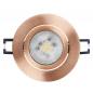 Preview: 3er Set OSRAM GU10 6W LED Spot Set Recess Click Dim 3er Set Red Brass 2700K IP20 Einbaustrahler -  Einbaudurchmesser 68mm, Einbautiefe 100mm