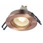 Preview: 3er Set OSRAM GU10 6W LED Spot Set Recess Click Dim 3er Set Red Brass 2700K IP20 Einbaustrahler -  Einbaudurchmesser 68mm, Einbautiefe 100mm