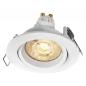 Preview: OSRAM GU10 LED Spot Set Recess Twistlock Einbaustrahler 2,6W 2700K -  Einbaudurchmesser 75mm, Einbautiefe 100mm