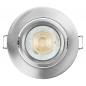 Preview: 3er Set OSRAM GU10 LED Spot Set Recess Twistlock 2,6W Satin Nickel 2700K IP20 Einbaustrahler-  Einbaudurchmesser 75mm, Einbautiefe 100mm