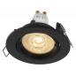 Preview: 3er Set OSRAM GU10 LED Spot Set Recess Twistlock 2,6W Sand Schwarz 2700K IP20 Einbaustrahler - Einbaudurchmesser 75mm, Einbautiefe 100mm