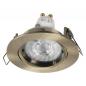 Preview: 3er Set OSRAM GU10 LED Spot Set Recess Twistlock 2,6W 3er Set Grünes Messing 2700K IP20 Einbaustrahler - Einbaudurchmesser 75mm, Einbautiefe 100mm