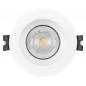 Preview: 5er Set OSRAM GU10 2,6W LED Spot Set Recess Einbaustrahler Weiß 2700K IP20 -  Einbaudurchmesser 68mm, Einbautiefe 115mm