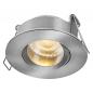 Preview: 3er Set OSRAM LED Spot Recess GU10 IP65 Press 4.5W 827 Satin Nickel Einbaustrahler IP65 - Einbaudurchmesser 68mm, Einbautiefe 115mm
